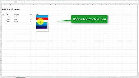 Programming VBA to create ComboBox select color on worksheet with BSAC