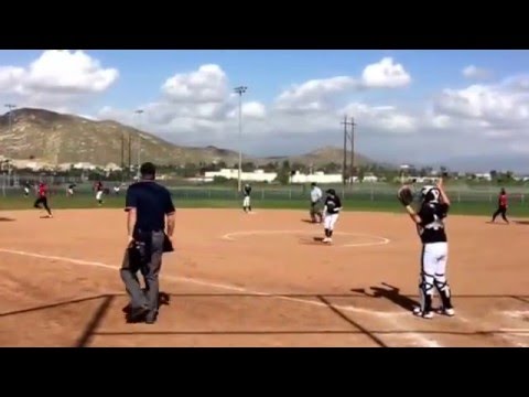 Kelly crushes a double to left center