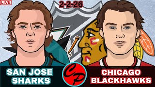 SAN JOSE SHARKS vs CHICAGO BLACKHAWKS NHL HOCKEY LIVE GAME CAST & AUDIO