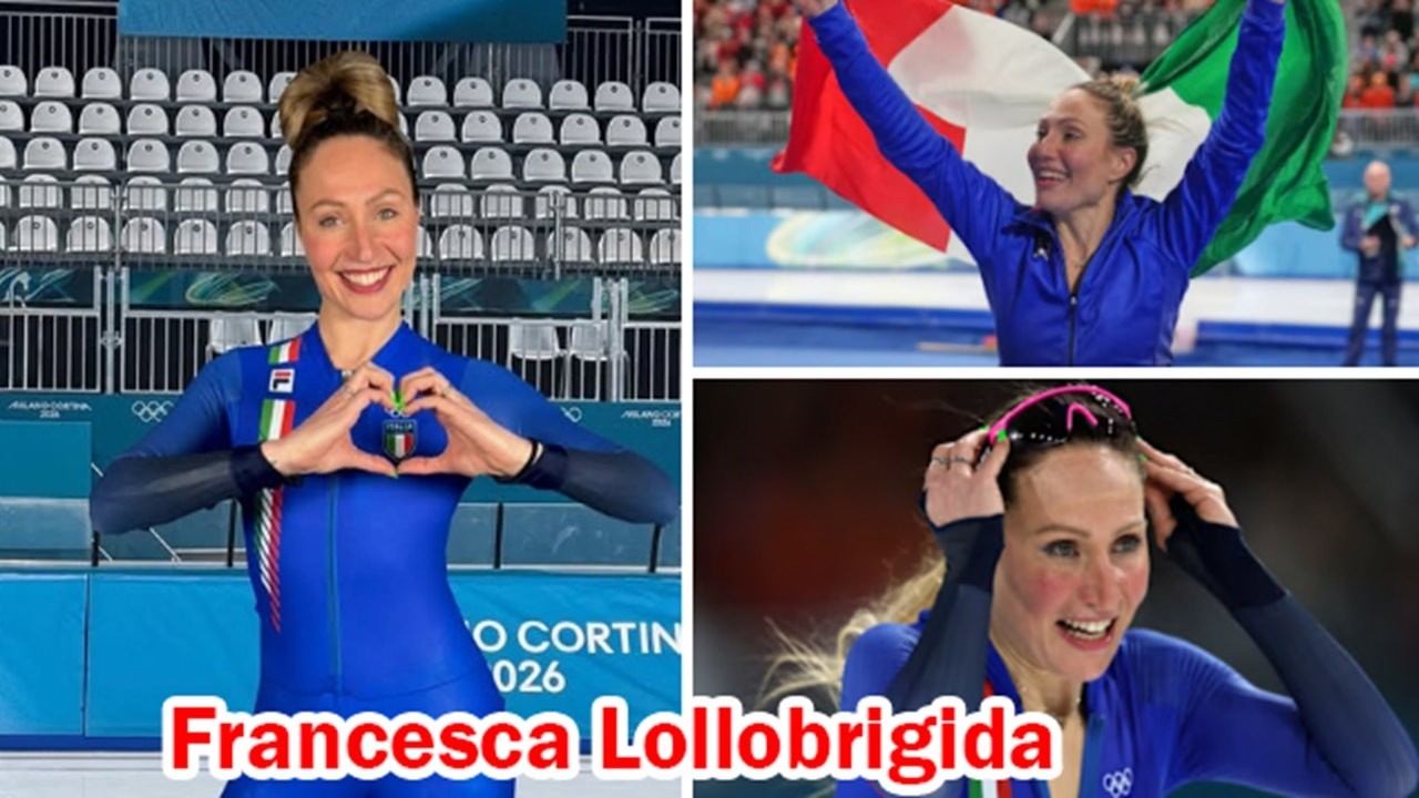 Франческа Лоллобриджида завоевала золотую медаль в конькобежном спорте на дистанции 3000 метров с...