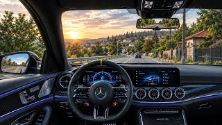 Realistic Car Simulator : Mercedes AMG GT Scenic Road Driving POV screenshot 1