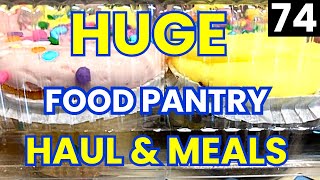 FRUGAL LIVING  Food Pantry Haul 2024  Frugal Living Food Haul  FOOD BANK  Food Pantry Haul Video