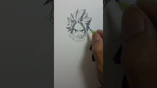Natsu Dragneel Drawing ▪︎ Anime Fairy tail #drawing #shorts #anime #fairytail #natsu #natsudragneel
