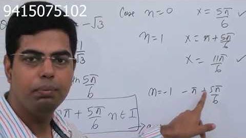 II TRIGONOMETRIC EQUATIONS II  CLASS 11 NCERT EXERCISE 3.4 QUESTION 3