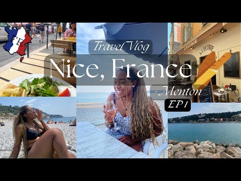 South of France Travel Vlog 🇫🇷 | Nice + Menton...beaches, cutest towns, getting lost, French Rivera🌍