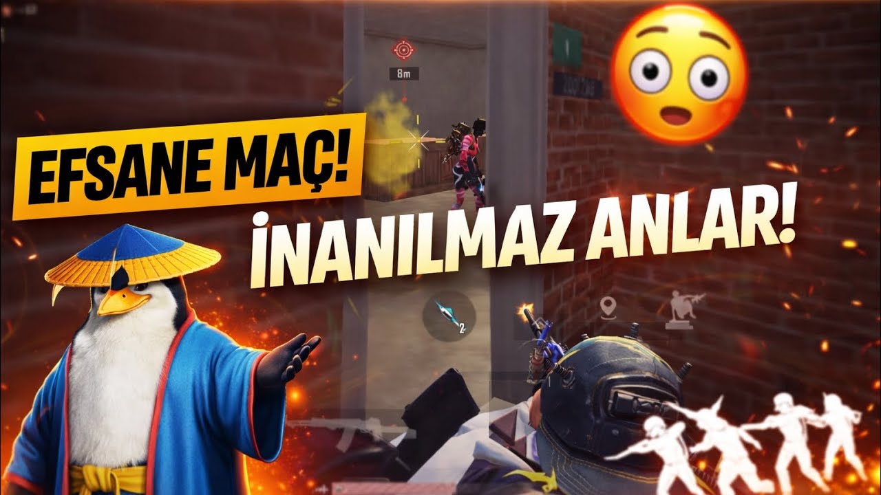 8 METREDE OLANLAR OLDU | POWNİNE VEDA ETTİK | PUBG MOBİLE