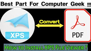 How to Install XPS File Viewer in Windows? ||Convert XPS TO PDF Online ? || By TechHub screenshot 2