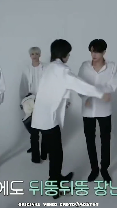 Yeonjun's slap-🤣 Beomjun being Tom and Jerry duo#txt
