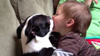 Longest Human-Dog Kiss