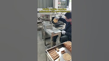 Wafer Cookie Machine/Wafer Rolls Machine/Crispy Cocount Roll Machine