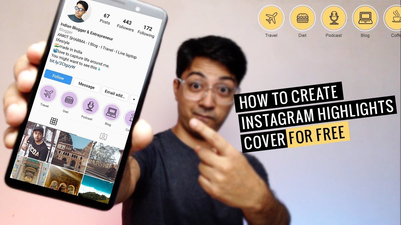 How to create Instagram story highlight icons - Instagram story ...