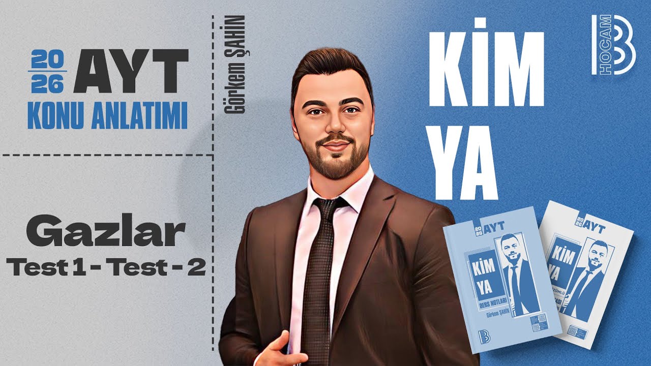 18) AYT Kimya - Gazlar - (Test 1-2) - Görkem ŞAHİN - 2026