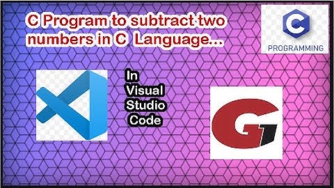 C program for subtraction of two numbers || c programming language || how to subtract two number ||