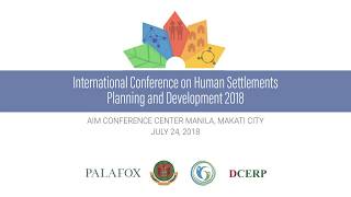 International Conference on Human Settlements: Inclusive, Safe, Resilient, & Sustainable Communities
