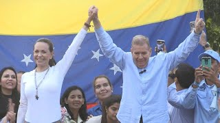 Maduro "le tiene miedo" a la observación internacional, dice líder opositora | AFP