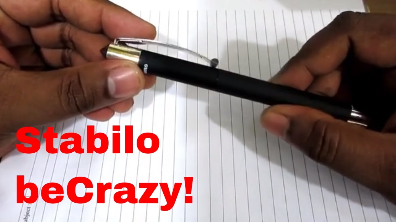 landbouw Verdorren pit Stabilo beCrazy! Fountain pen Review - YouTube