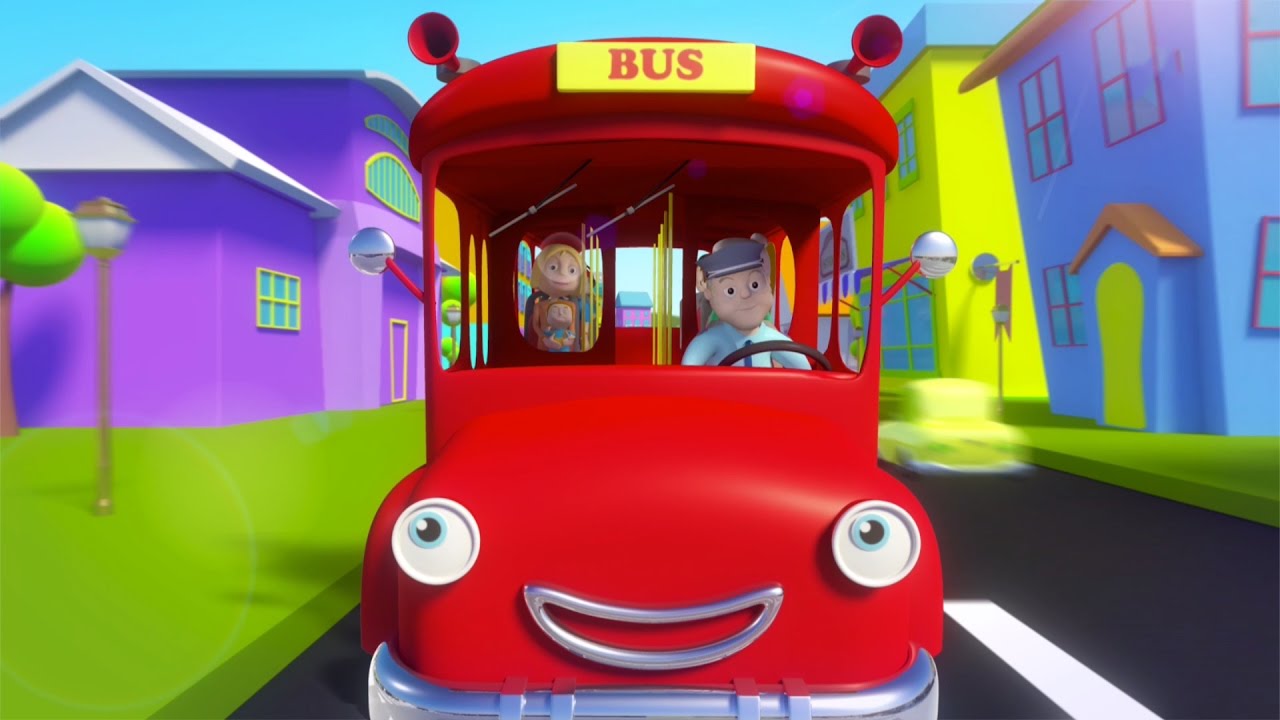 Ruote sull'autobus Filastrocca cartoni animati autobus Kids Song