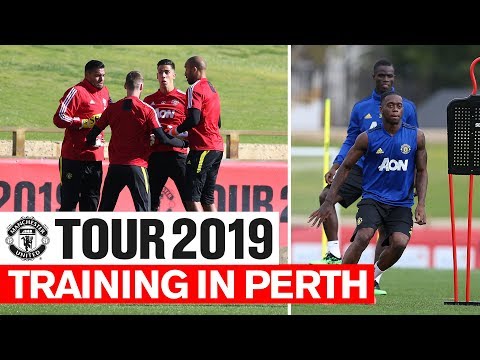 Manchester United | Tour 2019 | Training In Perth | Wan-Bissaka, Pogba, De Gea, Martial