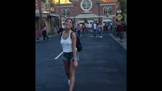 August Ames Having A Blast In Disneyland