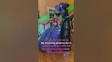 LED Robots Houston | Houston LED Robot Shows | Make your Quinceanera Event Remarkable