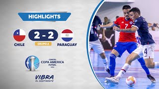 CA FUTSAL 2024 | CHILE 2 - 2 PARAGUAY |  HIGHLIGHTS