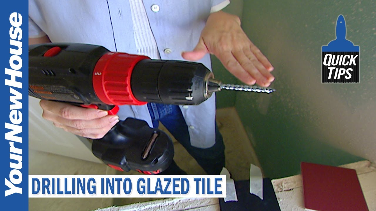 How to Drill into Glazed Tile Quick Tip YouTube