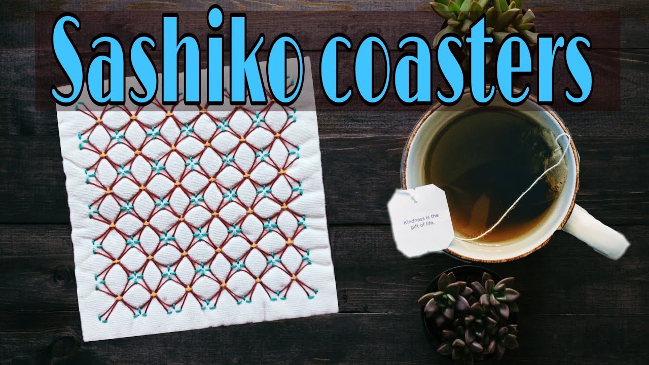 Учебник подстаканники Сашико | Простой проект сашико # 20