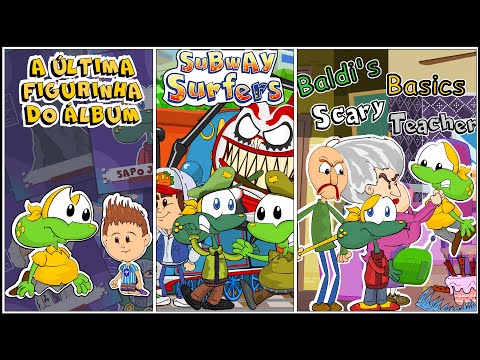 Sapo Brothers S03:Ep07 The Last Sticker in the Album, Subway Surfers, Baldys and ScaryTeatcher