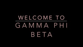 Gamma Phi Beta House Tour 2020