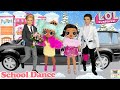 OMG Winter Chill Dolls Get Ready for School Dance Prom at Barbie Dreamhouse & Their Dates Barbie Ken