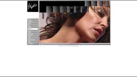 Kylie Minogue flash website in 2002