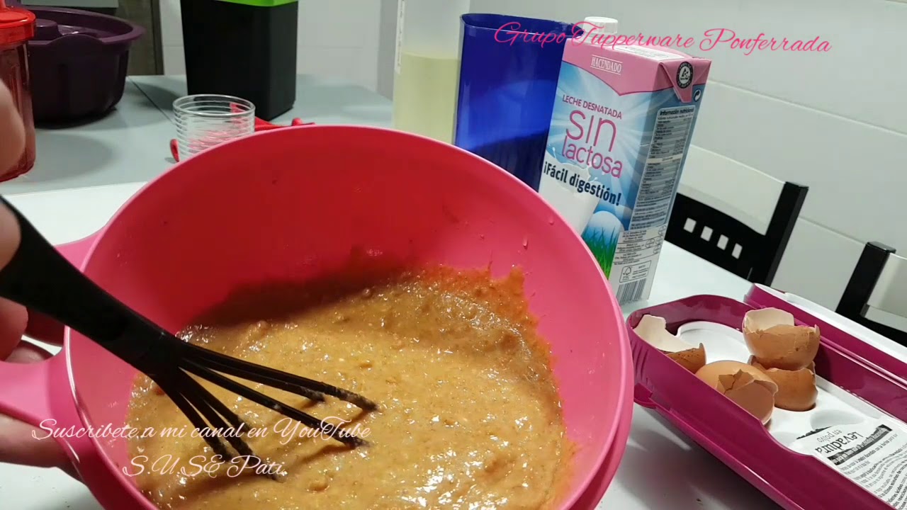 Bizcocho de galletas con Tupperware