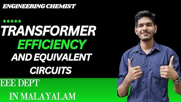 Study with me Equivalent Circuit of Transformer Referred to 1°and Secondary and Efficiency malayalam