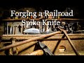 Forging a Railroad Spike Knife