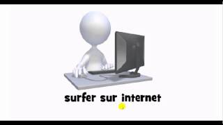French pronunciation = surfer sur internet