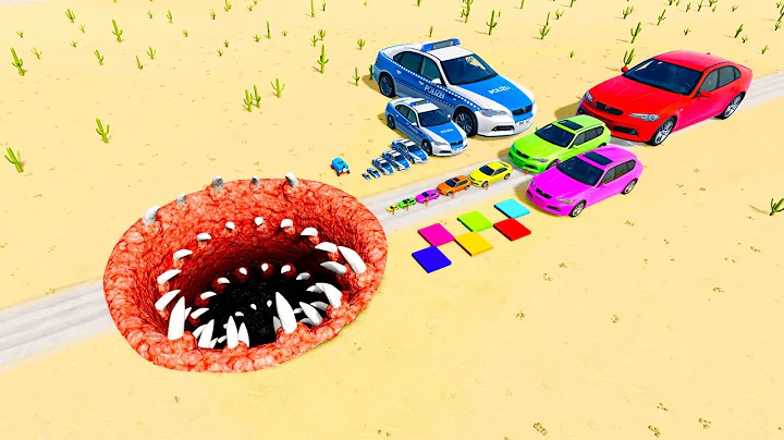 BIG & SMALL CARS vs GIANT PIT #309 💥🔥 – BeamNG.drive Fly BeamNG !