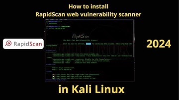 How to Install rapidscan web vulnerability scanner in Kali Linux 2024 || Cara Install rapidscan