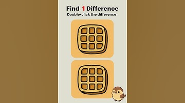 Spot the Difference:waffle
