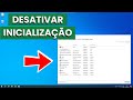 COMO DESATIVAR A INICIALIZAÇÃO AUTOMÁTICA DE PROGRAMAS NO WINDOWS 10