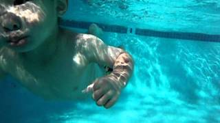 Evan Loves To Jump In To The Cool Pool Right After He Warms Up In The Hot Pool