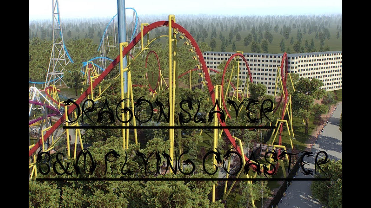 NoLimits 2 | Dragon Slayer | B&M Flying Coaster | Burden Falls