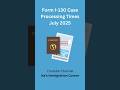 USCIS Form I-130 Case Processing Times July 2025
