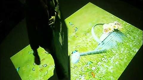 Rear projection Screen Goo used in a Front Projection Application.wmv