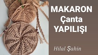 Makaron Çanta Kağıt Ipten Hemen Ör Tak Koluna .