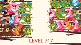 #bird #sort 2 #color #puzzle #level 717 #gaming #viral #video #trending #shorts screenshot 3