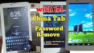Wishtel Ira Tab Password Remove  China Tab Password Remove  Ira Tab Password Without Pc Unlock
