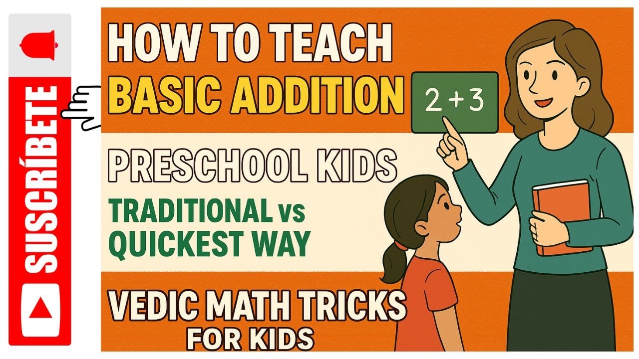 Additional Math Vs Math How to Teach Basic Addition -Preschool Kids| Traditional vs Quickest ...