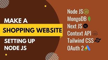 Ecommerce Website Tutorial with Node + Next JS | Setting up Node JS | Part 4