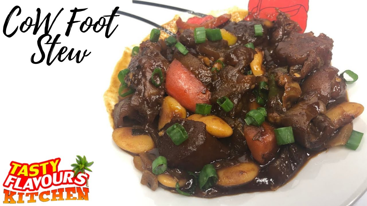 HOW TO COOK THE REAL JAMAICAN COWFOOT & BUTTER BEANS YouTube