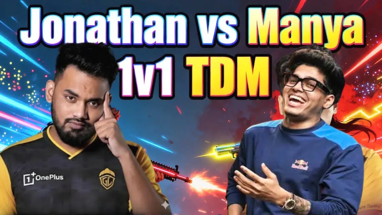Jonathan vs Manya First Time 1v1 TDM Fight 🔥 | BGMI 1v1 Showdown | Who ...